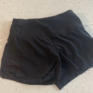Lululemon black high waisted short size:2